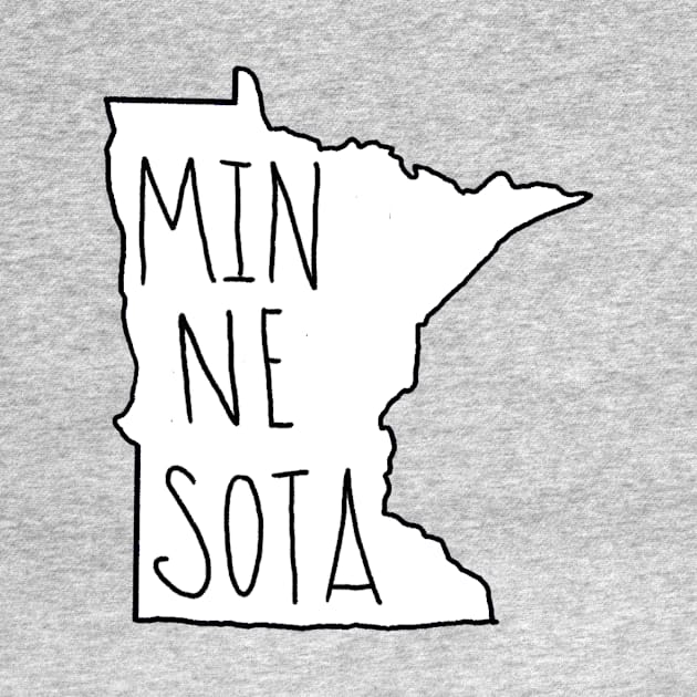 The State of Minnesota - No Color by loudestkitten